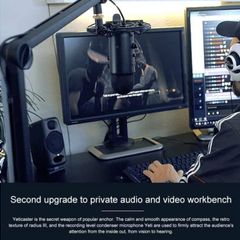Logitech Blue Yeticaster  Microphone + Boom Arm