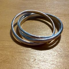 Sterling Silver  Triple Band...