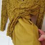 NEW - Gallery olive lace top UK 8 Image 3