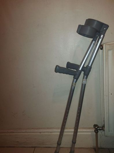 Pair of Adjustable Forearm Crutches (Elbow Crutches)