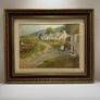 Original 1933 Irish Watercolour by T. Underwood (Traditional Cottage Scene) Image 3