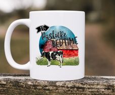Personalised Novelty Mug - It's Pasture Bedtime