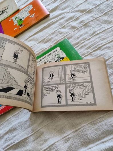 Andy Capp vintage cartoon illustration books x 7 in total 1965 to 1978 in used condition with all pages intact see photos FREE STANDARD POSTAGE INCLUDED