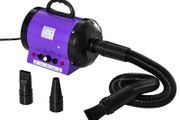 2800W Dog Hair Dryer, Pet Dryer, Dog Blaster Dryer with 3 Nozzles, Purple