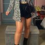 Zebra Print Blazer Image 3