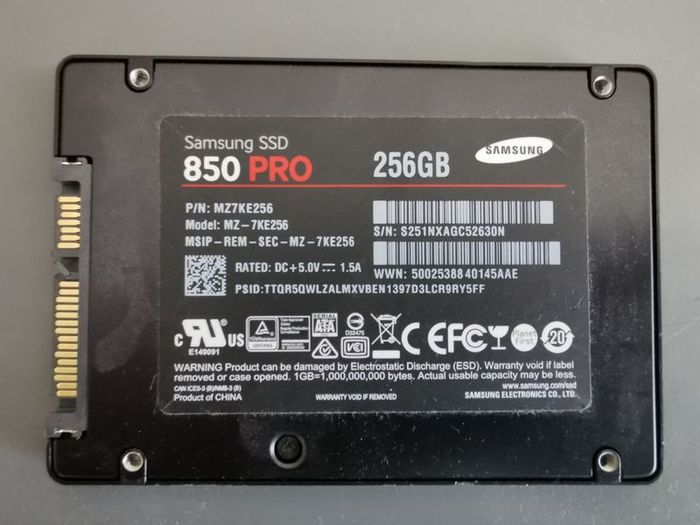 Samsung SSD 850 Pro 256GB