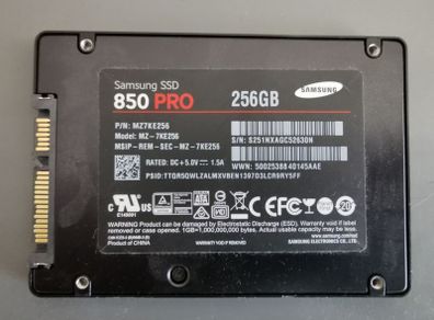 Samsung SSD 850 Pro 256GB