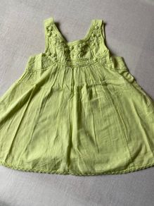 Brand new Girl's Lime Cotton Summer Dress | Size 6 years