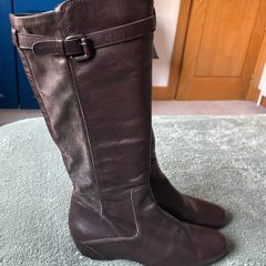 Brand New Cressy Knee High Leather Boots UK 6/ EU 40