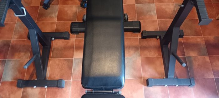 Squat Rack + Bench Combo