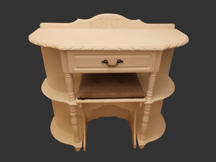 Solid Mahogany French Style Hall Table
