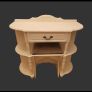 Solid Mahogany French Style Hall Table Image 2