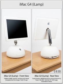 Vintage Apple iMac G4 "Lamp" 700MHz | 15" Floating Screen | Iconic Design