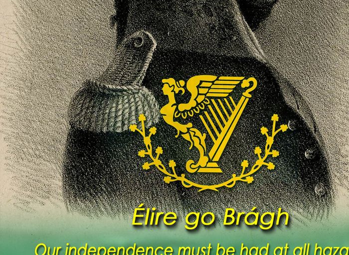 Wolfe Tone memorabilia metal sign Irish History memorabilia tin metal sign