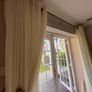 Elegant White Curtains, Excellent Condition Image 4