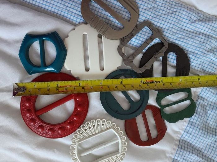 Vintage Buckles - Scarf Rings Lot