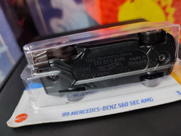 '89 Mercedes Benz 560 SEC AMG Black ! HW Turbo Series ! Brand New ! Hot Wheels !