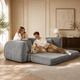 Softy Compressed Pull Out Sofa Bed - Grey