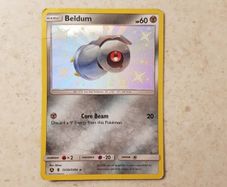 Shiny Beldum Pokemon Cards from Hidden Fates (SV30)