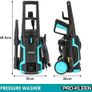 Pressure Washer Jet Wash Power Electric High Performance Cleaner For Patio and Car 1600W - Portable Washers For Cleaning Drives, Walls, Vehicles, Garden Furniture Image 2