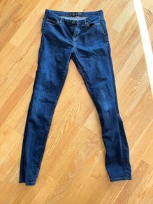 ZARA dark blue skinny jeans