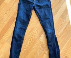 ZARA dark blue skinny jeans
