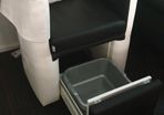 Bespoke Pedicure Chair and small pouf