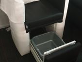Bespoke Pedicure Chair and small pouf