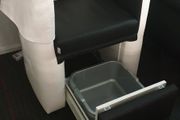 Bespoke Pedicure Chair and small pouf