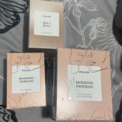 PHLUR Missing Person and soft spot perfumes and missing person scented candle new