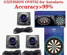 Gxivision USB camera module set x 3 for Autodarts setup OV9732