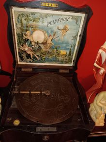 Antique  polyphon music box