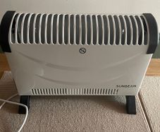 Convector heater with timer