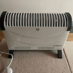 Convector heater with timer