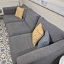 Must go. Grey three-seater fabric couch. Image 2