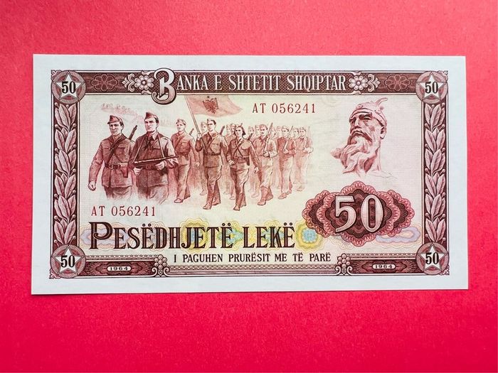 Albania  50  Leke  1964  Pick  38a  ( Uncirculated )