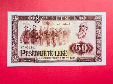 Albania  50  Leke  1964  Pick  38a  ( Uncirculated )