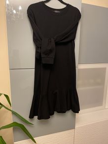 women's black dress