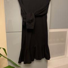 women's black dress