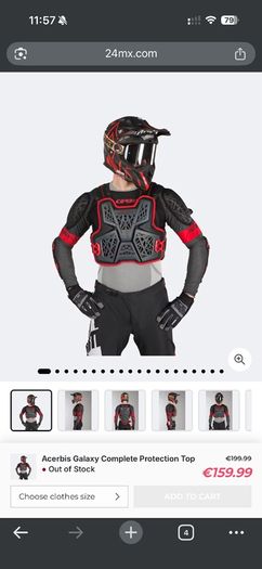 Chest and Back Protector S/M