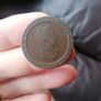 1813 Isle Of Man Half Penny Coin Image 2