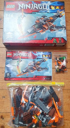 Lego Ninjago 70601: Sky Shark (2016) 100% Complete W/BOX