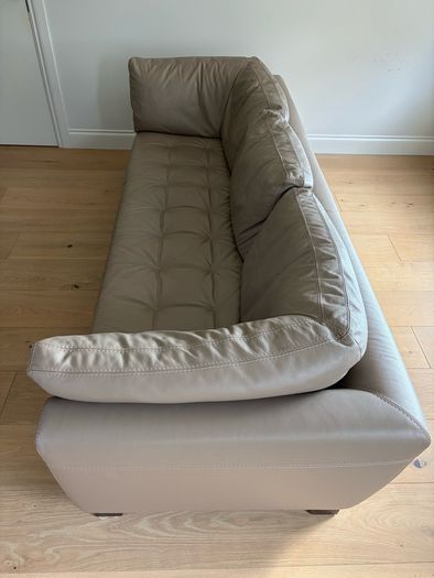 Roche Bobois Serenite Three-Four Seater Leather Sofa