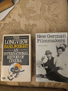 2 X Books On Film And Cinema.  1 X New German Filmmakers Edited By Klaus Phillips. 1x The Long View By Basil Wright. An International History Of Cinema. Both Large Volume Paperback In Good Condition.  See Photos For Same.