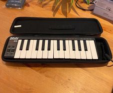 Akai LPK25 portable usb midi keyboard controller + travel case