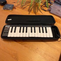 Akai LPK25 portable usb midi keyboard controller + travel case