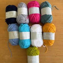 Knitting Bundle; Complete Collection: Yarn and Needles and Patterns