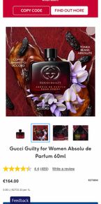 GUCCI Guilty Absolu de parfum for her