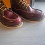 Men's Leather Moc Toe Boots, UK 8.6, UK 42.5 Image 6