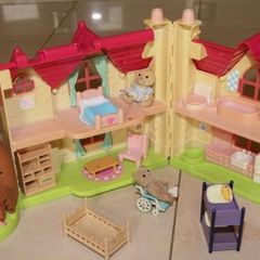 Dolls House and Carriage